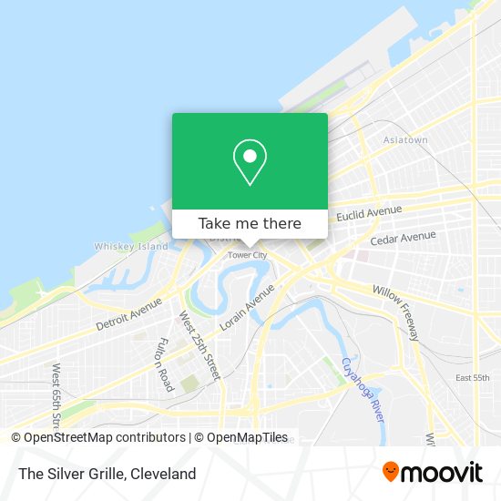 Mapa de The Silver Grille