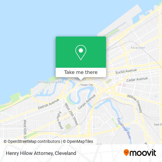Mapa de Henry Hilow Attorney