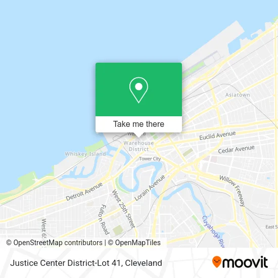 Justice Center District-Lot 41 map