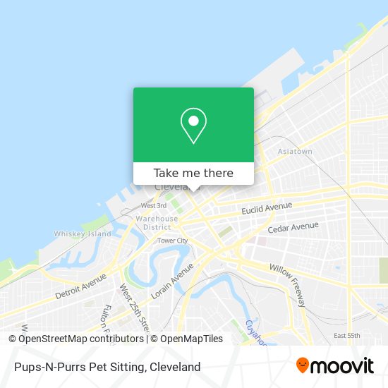 Pups-N-Purrs Pet Sitting map