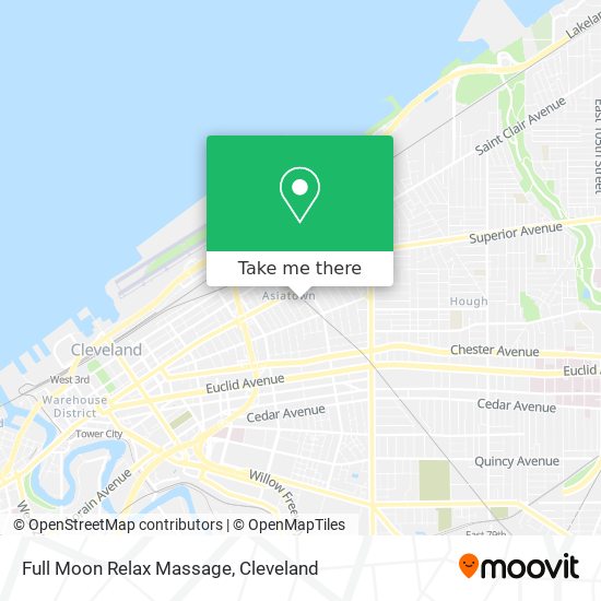 Full Moon Relax Massage map