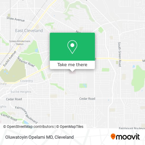 Mapa de Oluwatoyin Opelami MD