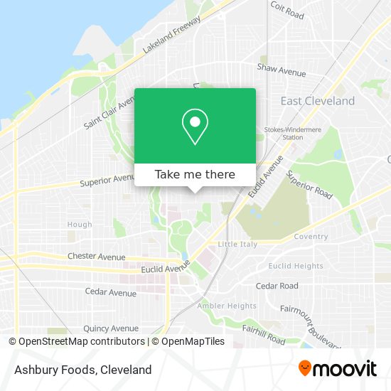 Mapa de Ashbury Foods