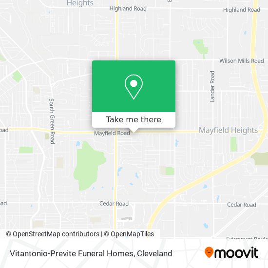 Mapa de Vitantonio-Previte Funeral Homes