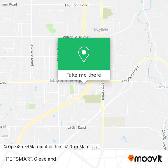 Mapa de PETSMART