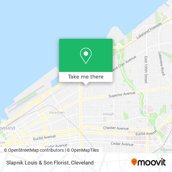 Slapnik Louis & Son Florist map
