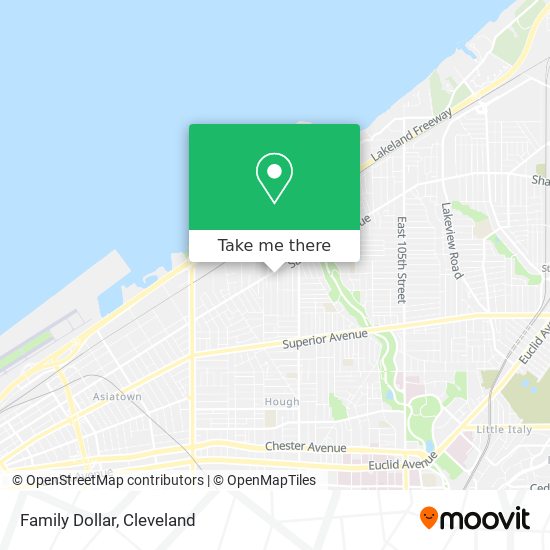 Mapa de Family Dollar