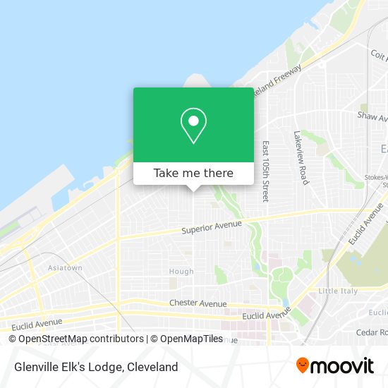 Mapa de Glenville Elk's Lodge