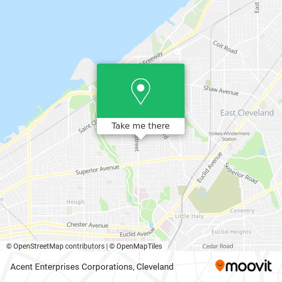 Acent Enterprises Corporations map