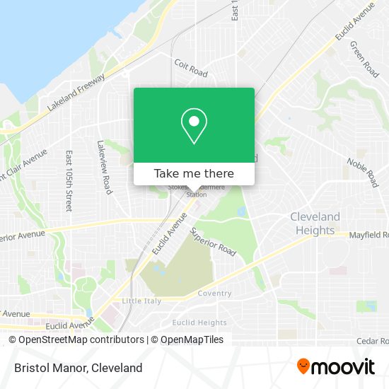 Mapa de Bristol Manor