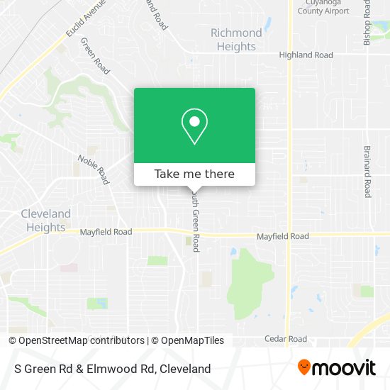 Mapa de S Green Rd & Elmwood Rd