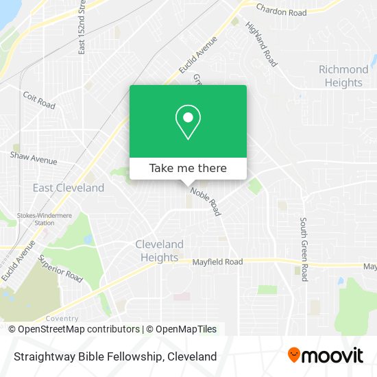 Mapa de Straightway Bible Fellowship