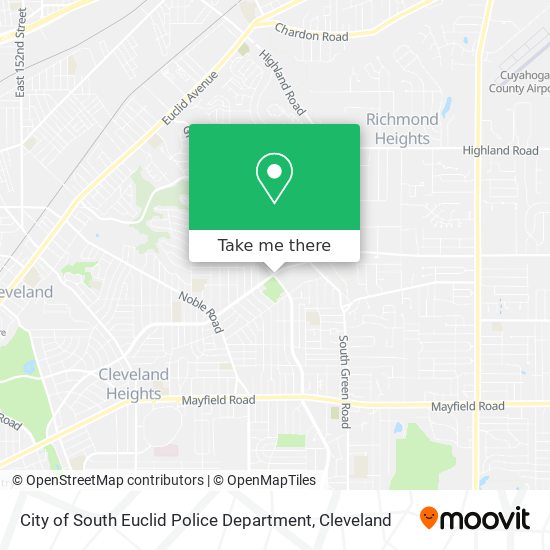 Mapa de City of South Euclid Police Department