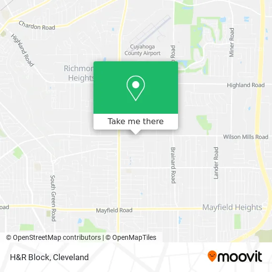 H&R Block map