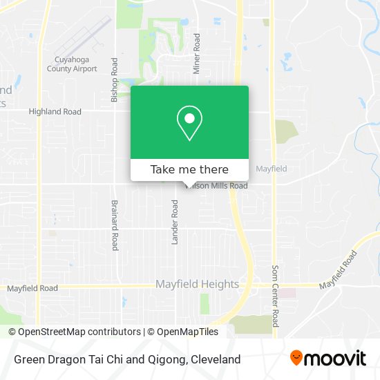 Green Dragon Tai Chi and Qigong map