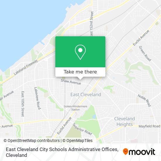 East Cleveland City Schools Administrative Offices map