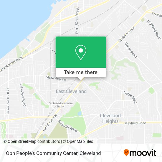 Mapa de Opn People's Community Center