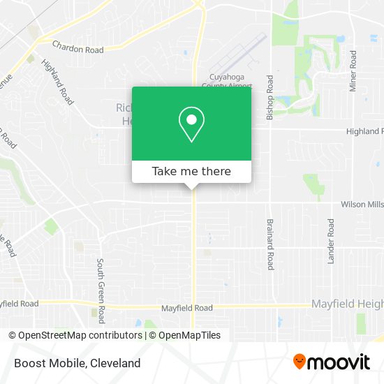 Boost Mobile map