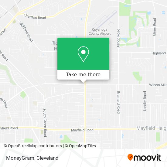 MoneyGram map