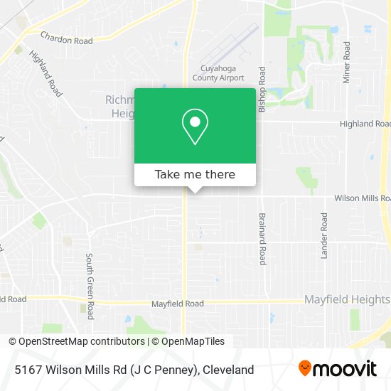 5167 Wilson Mills Rd (J C Penney) map