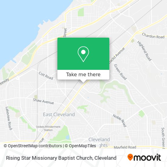 Mapa de Rising Star Missionary Baptist Church