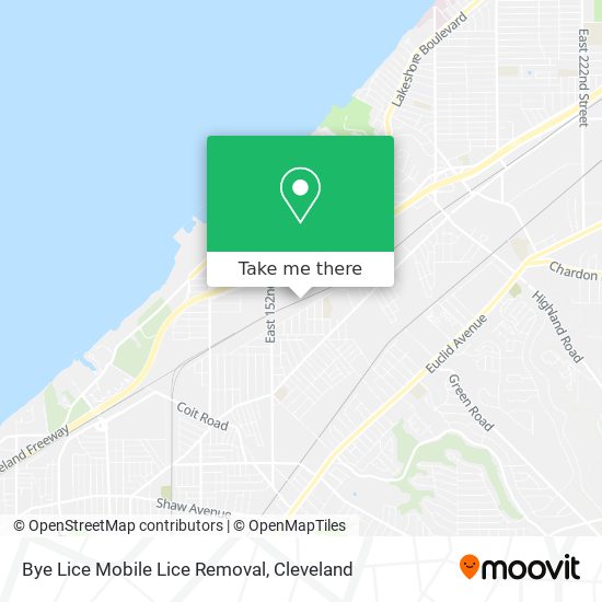 Bye Lice Mobile Lice Removal map