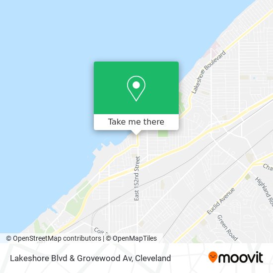 Lakeshore Blvd & Grovewood Av map