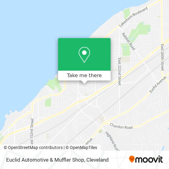 Mapa de Euclid Automotive & Muffler Shop