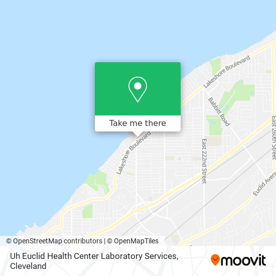 Uh Euclid Health Center Laboratory Services map