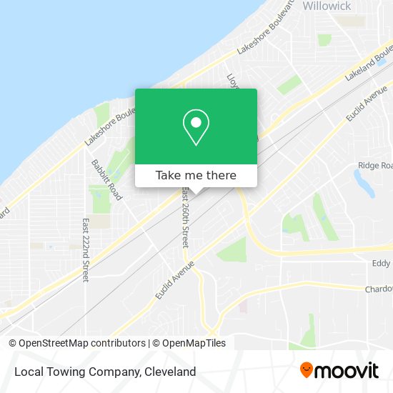 Local Towing Company map