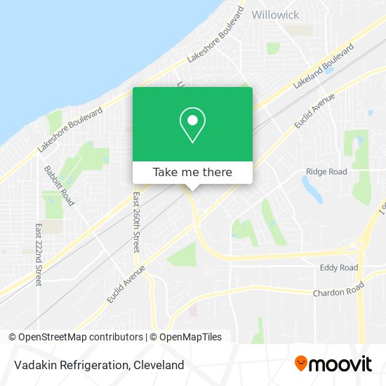 Mapa de Vadakin Refrigeration