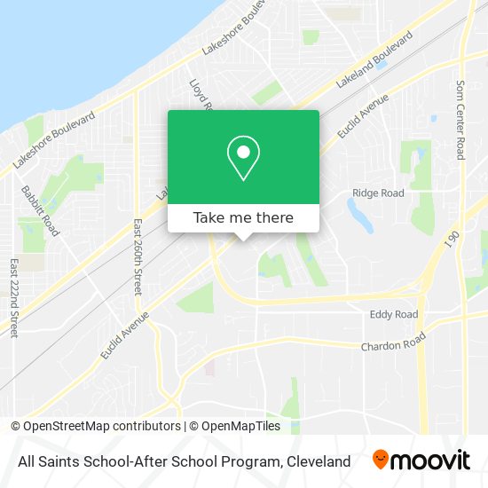 Mapa de All Saints School-After School Program