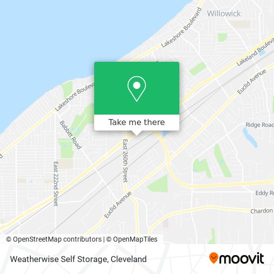 Mapa de Weatherwise Self Storage