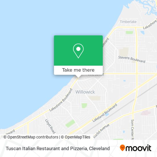 Mapa de Tuscan Italian Restaurant and Pizzeria