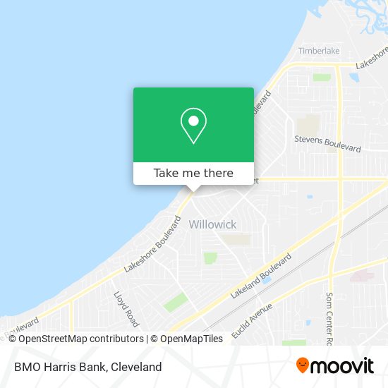 BMO Harris Bank map