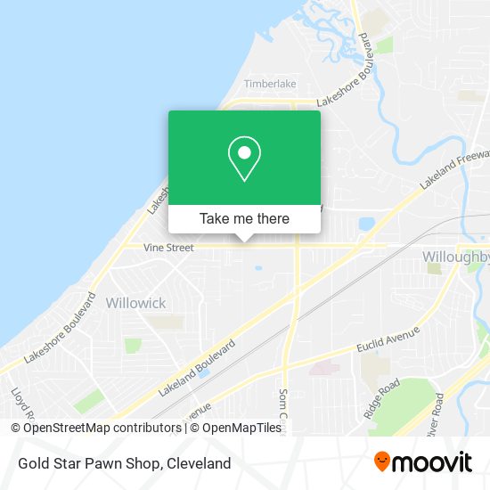Gold Star Pawn Shop map