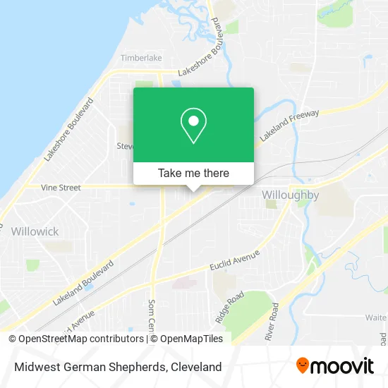 Midwest German Shepherds map