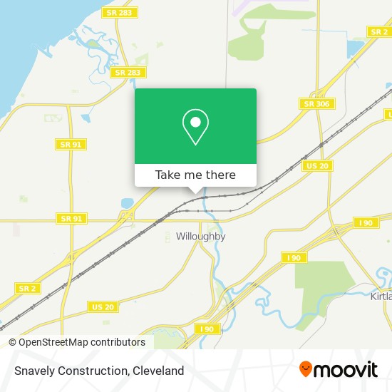 Mapa de Snavely Construction
