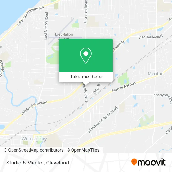 Studio 6-Mentor map