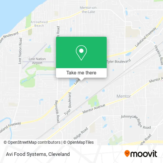 Avi Food Systems map