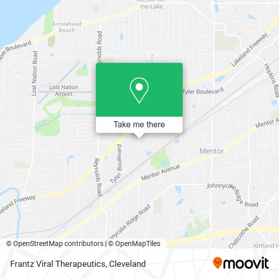 Frantz Viral Therapeutics map