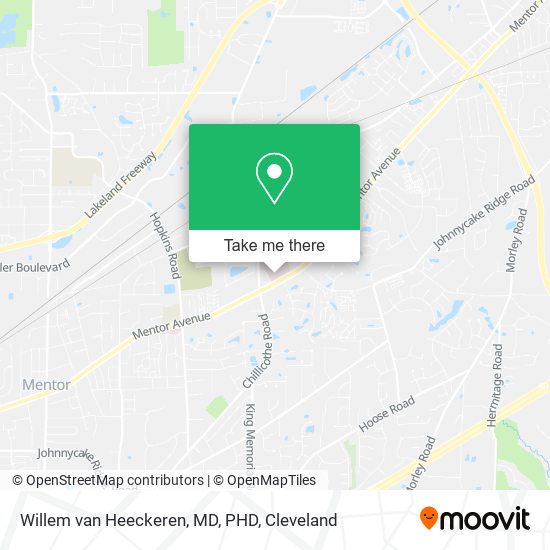 Willem van Heeckeren, MD, PHD map