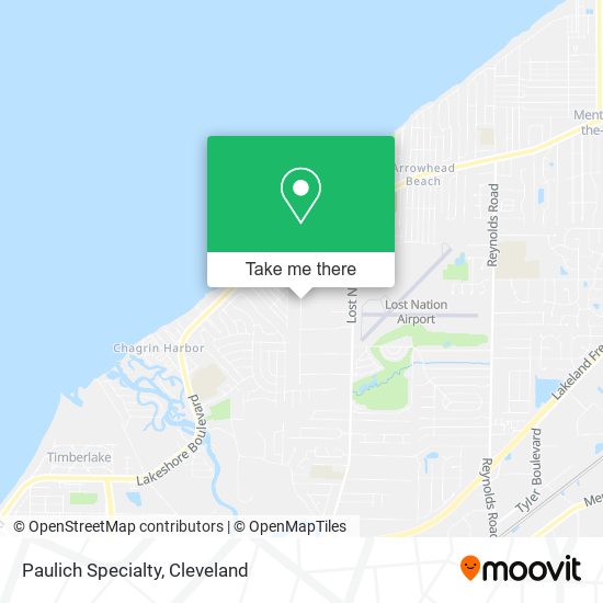 Paulich Specialty map