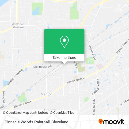 Pinnacle Woods Paintball map