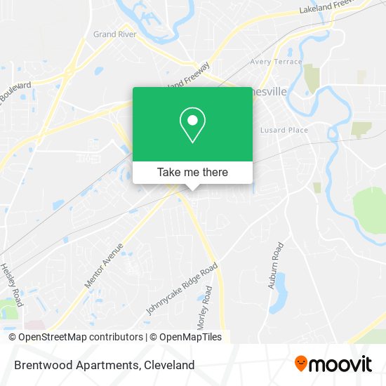 Brentwood Apartments map