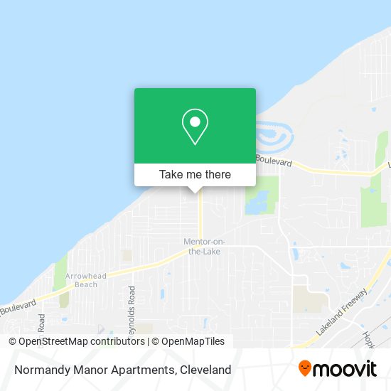 Normandy Manor Apartments map