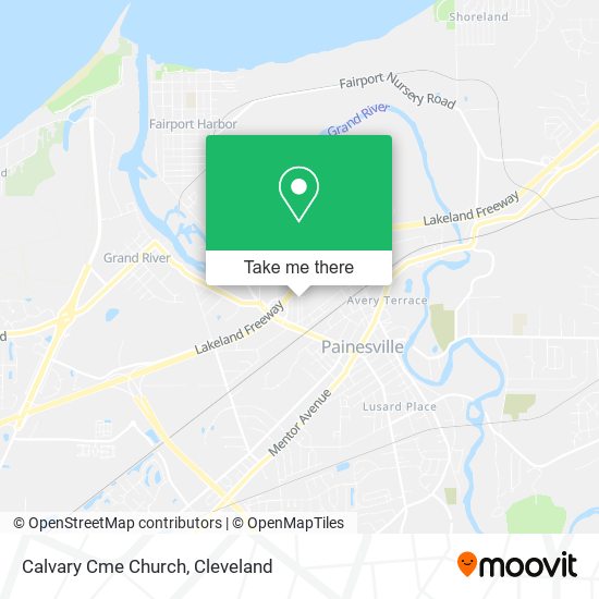 Calvary Cme Church map