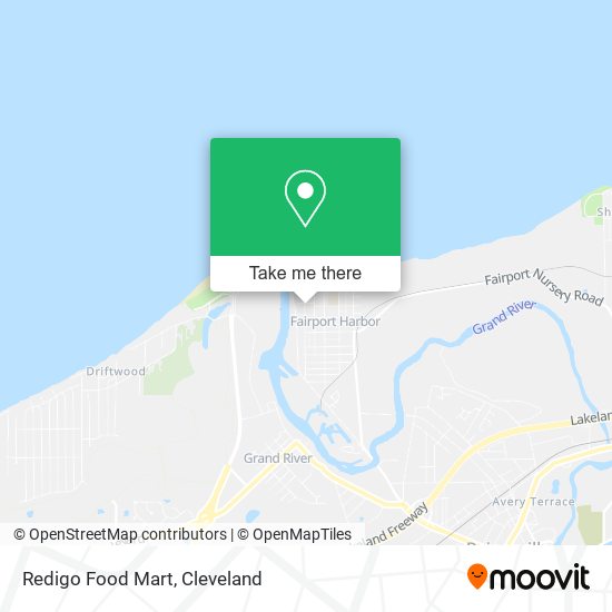 Mapa de Redigo Food Mart