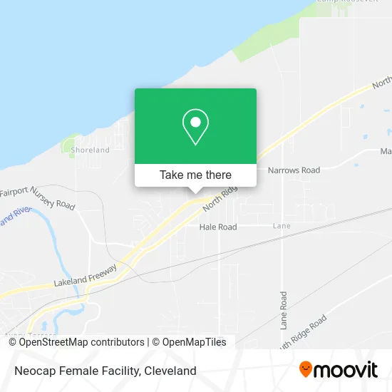 Neocap Female Facility map