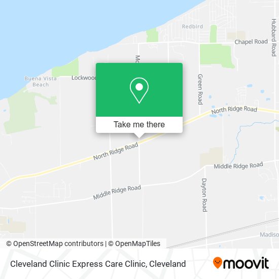 Mapa de Cleveland Clinic Express Care Clinic